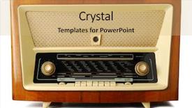  Presentation with old fashioned - Presentation theme having fresh apple and strawberry pie on a wooden plate background and a yellow colored foreground