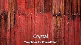  Presentation with barn wood - Audience pleasing PPT theme consisting of old red barn in field backdrop and a tawny brown colored foreground