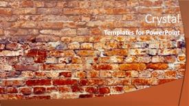  Presentation with red brick wall - Presentation enhanced with old-red-brick-wall-backgrounds background and a coral colored foreground