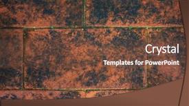  Presentation with old brick wall texture - PPT theme enhanced with old red brick wall textures background and a  colored foreground