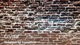  Presentation with red brick wall - Audience pleasing presentation theme consisting of old-red-brick-wall-textures backdrop and a violet colored foreground