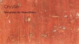  Presentation with wood texture - Colorful theme enhanced with old-red-painted-wood-texture backdrop and a red colored foreground