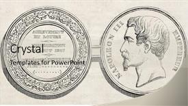  Presentation with reproduction - Audience pleasing presentation consisting of old reproduction of new louvre backdrop and a soft green colored foreground