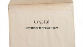  Presentation with envelope - Beautiful slide set featuring old-retro-envelope-isolated backdrop and a lemonade colored foreground