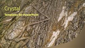  Presentation with roman - Amazing presentation theme having old-roman-road-on-side backdrop and a tawny brown colored foreground