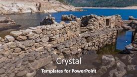  Presentation with old - Slides with old-ruins-of-vilarinho-das background and a dark gray colored foreground