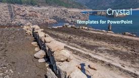  Presentation with old - PPT layouts enhanced with old-ruins-of-vilarinho-das background and a ocean colored foreground