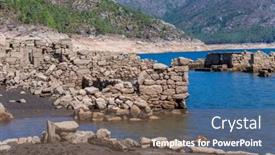  Presentation with old - Slide deck having old-ruins-of-vilarinho-das background and a violet colored foreground