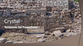  Presentation with old - Slide deck consisting of old-ruins-of-vilarinho-das background and a dark gray colored foreground