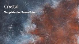  Presentation with old metal sheet roof texture - Beautiful presentation theme featuring old rusted metal texture background backdrop and a dark gray colored foreground