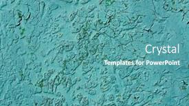  Presentation with iron - Cool new theme with green texture or background metal backdrop and a teal colored foreground