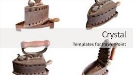  Presentation with charcoal - Theme enhanced with old-rusty-charcoal-flat-iron background and a light gray colored foreground