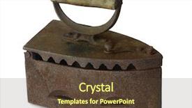  Presentation with charcoal - Slide set consisting of old-rusty-charcoal-iron-isolated background and a tawny brown colored foreground