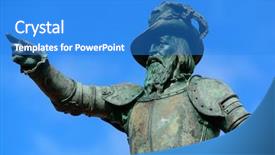  Presentation with san juan puerto rico - Amazing PPT theme having old san juan puerto rico backdrop and a teal colored foreground