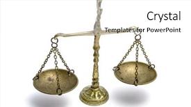  Presentation with old - Slide set enhanced with old scale isolated on white background and a white colored foreground