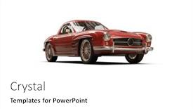  Presentation with school-sport - Presentation theme enhanced with old-school-vintage-classic-red background and a white colored foreground