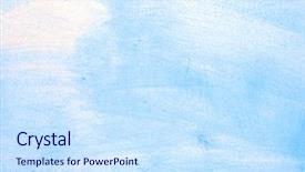  Presentation with old brick wall texture - Colorful PPT theme enhanced with old scratched blue wall texture backdrop and a sky blue colored foreground