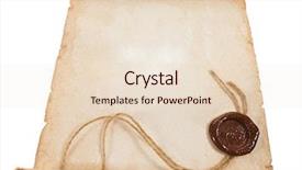  Presentation with scroll paper - Slide set with old scroll paper background and a  colored foreground