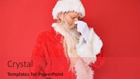  Presentation with bad breath - Theme with old-senior-man-with-grey background and a red colored foreground