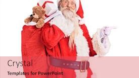  Presentation with long hair man - Colorful PPT theme enhanced with old-senior-man-with-grey backdrop and a red colored foreground