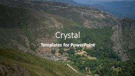  Presentation with bermuda triangle old map - Presentation theme having old-settlement-in-the-gorge background and a dark gray colored foreground