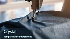  Presentation with sewing machine - Beautiful presentation featuring old sewing machine with fabric backdrop and a  colored foreground