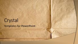  Presentation with old crumpled paper - Theme featuring old shabby paper textures - perfect background and a coral colored foreground