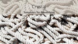  Presentation with ship rope - Slides enhanced with old ship rope closeup background and a soft green colored foreground