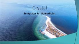  Presentation with black sea - Amazing presentation design having old-shipwreck-reinforced-concrete-barge backdrop and a light blue colored foreground