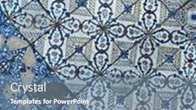  Presentation with ceramic tiles - Presentation having old-sicilian-style-ceramic-tiles background and a seafoam green colored foreground