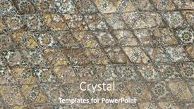  Presentation with ceramic tiles - PPT theme featuring old-sicilian-style-ceramic-tiles background and a gray colored foreground