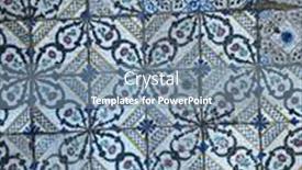  Presentation with ceramic tiles - Presentation theme consisting of old-sicilian-style-ceramic-tiles background and a seafoam green colored foreground