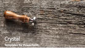  Presentation with wooden - Colorful PPT layouts enhanced with old signets on wooden background backdrop and a gray colored foreground