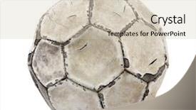  Presentation with guidance questions and career path - Slide deck consisting of old soccer ball with clipping background and a soft green colored foreground