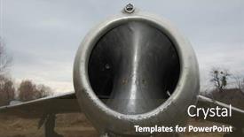  Presentation with soviet - Audience pleasing PPT layouts consisting of old-soviet-abandoned-military-airplane backdrop and a tawny brown colored foreground