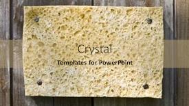  Presentation with wooden - PPT theme consisting of old-sponge-on-wooden-background background and a  colored foreground