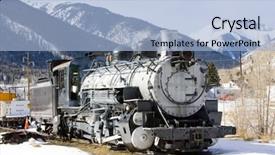  Presentation with colorado - Beautiful presentation featuring old steam locomotive silverton colorado backdrop and a light blue colored foreground