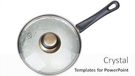  Presentation with lid - Slide deck having old-stewpan-with-condensed-lid background and a white colored foreground