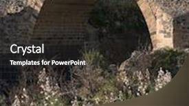  Presentation with gothic - Audience pleasing PPT layouts consisting of old stone bridge with the main gothic on the simeto river backdrop and a tawny brown colored foreground