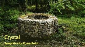  Presentation with water well - Slide deck having women destiny - woman dressed in a halloween background and a dark gray colored foreground