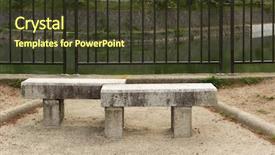  Presentation with kyoto - Presentation with old stones - stone bench near river kyoto background and a  colored foreground