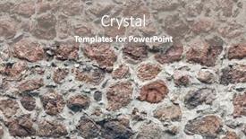  Presentation with stones - Slide set enhanced with old-stones-wall-with-concrete background and a  colored foreground