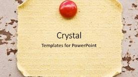  Presentation with old paper and ink - Beautiful slide deck featuring old-style paper on rusty backdrop and a lemonade colored foreground