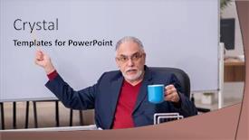  Presentation with classroom - Cool new slide set with old-teacher-physicist-sitting backdrop and a lemonade colored foreground