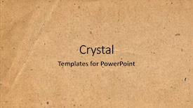  Presentation with old brown paper texture - Audience pleasing presentation consisting of old textured paper with bends backdrop and a coral colored foreground