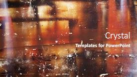  Presentation with design work - Theme with old textured wall background ready background and a tawny brown colored foreground