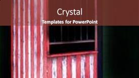  Presentation with circus - Slide set consisting of old-ticket-booth background and a tawny brown colored foreground