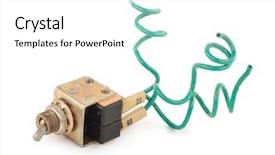  Presentation with old - Audience pleasing presentation theme consisting of old toggle switch backdrop and a white colored foreground