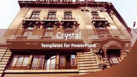  Presentation with old antique pottery pottery old - Audience pleasing presentation consisting of old town bucharest romanian backdrop and a tawny brown colored foreground