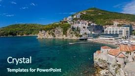  Presentation with old prophet in bethel - PPT theme having old town in budva montenegro background and a  colored foreground
